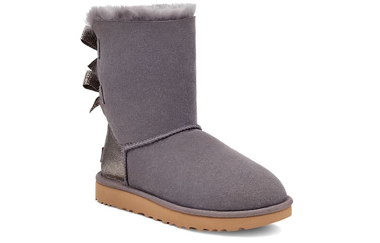UGG Bailey Bow Glitz 'Purple Grey' Women's 5