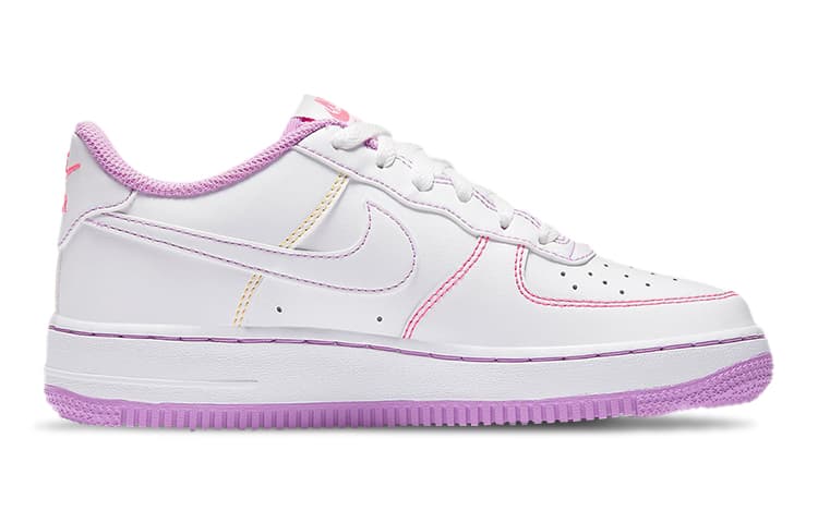 Nike Air Force 1 Low Contrast Stitch Fuchsia Glow GS 4