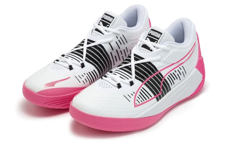 Puma Fusion Nitro White Black Pink 6