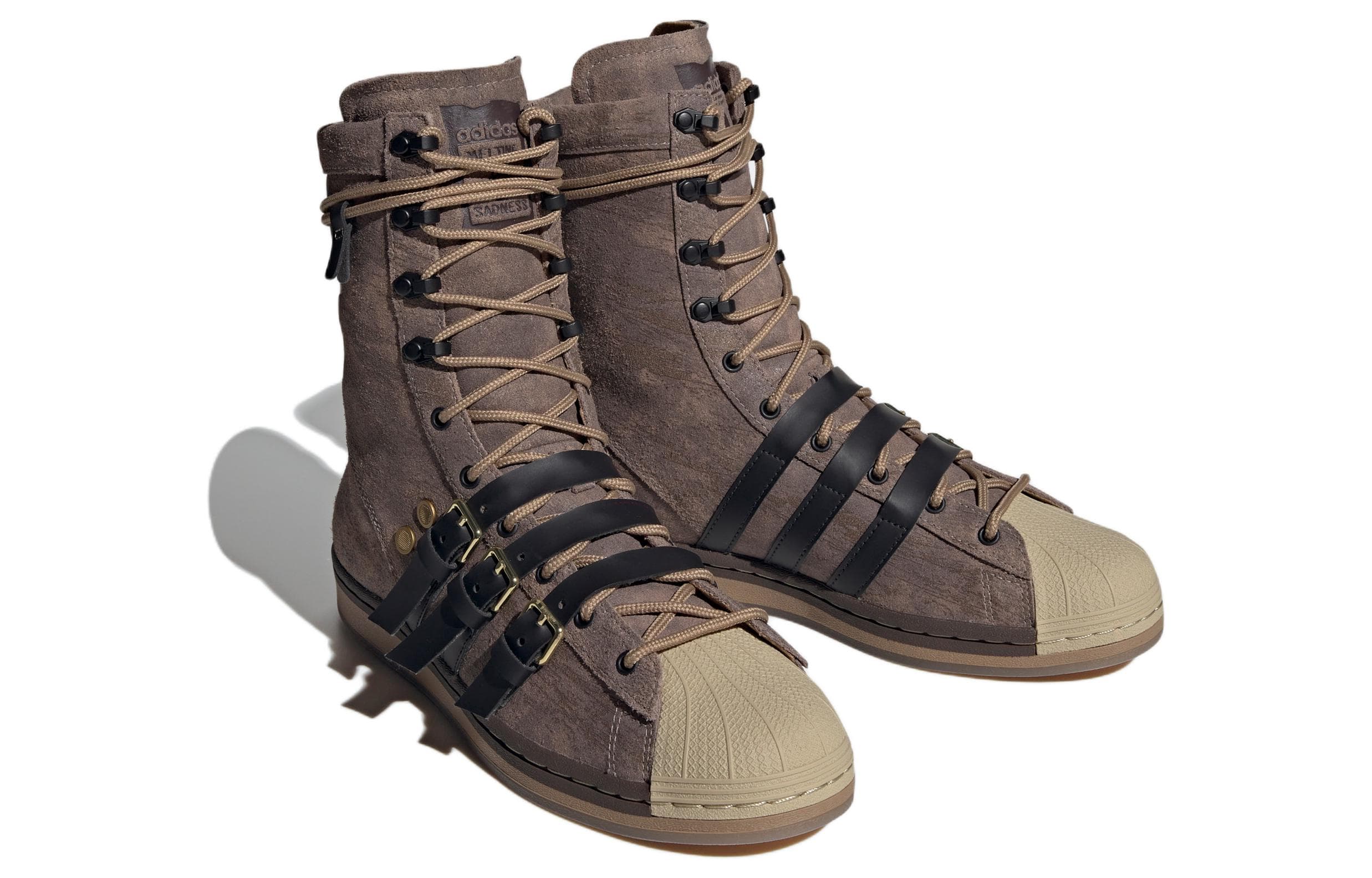 Adidas Originals Superstar X Melting Sadness 'Dark Brown' 6