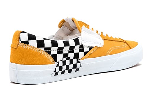 Vans Slip On Cap Checkerboard Yolk Yellow 5