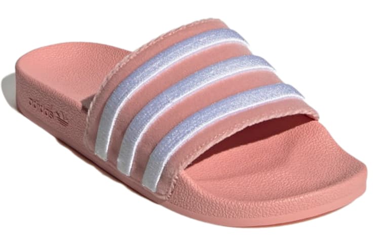Adidas Originals Adilette Slide 'Wonder Mauve White' Women's 6