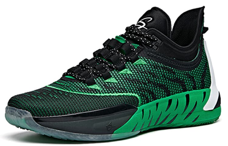 Anta Gordon Hayward GH1-Low Anti-Slip Wear-Resistant Low-Top Basketball Shoes Black Green 5
