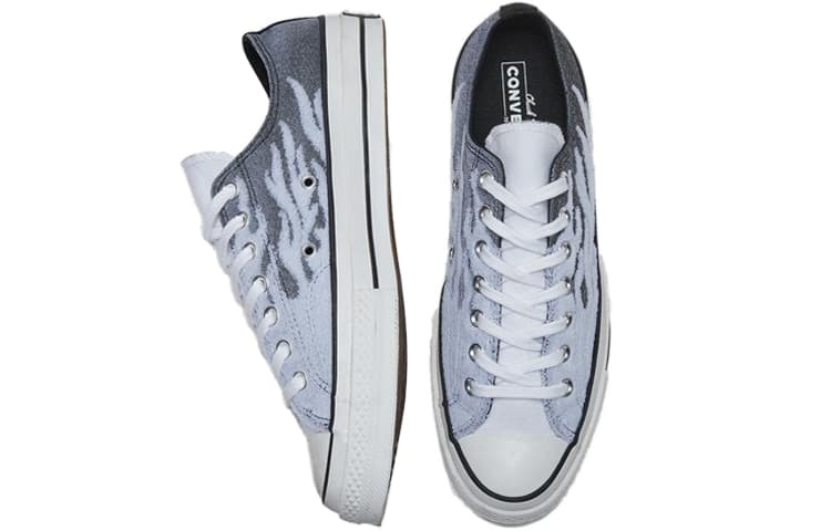 Converse Archive Flames Chuck 1970s Low Top 'Black Grey' 5