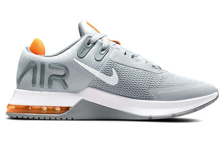 Nike Air Max Alpha Trainer 4 Wolf Grey Cool Grey Total Orange White 5