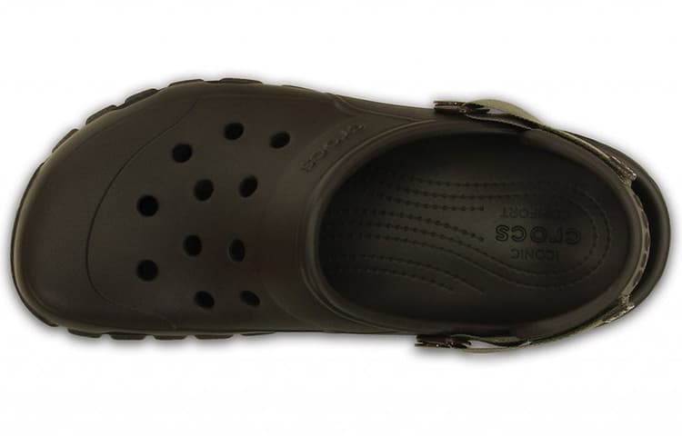 Crocs Minimalistic Wear Resistant Cozy Sports Unisex Brown Sandals 6