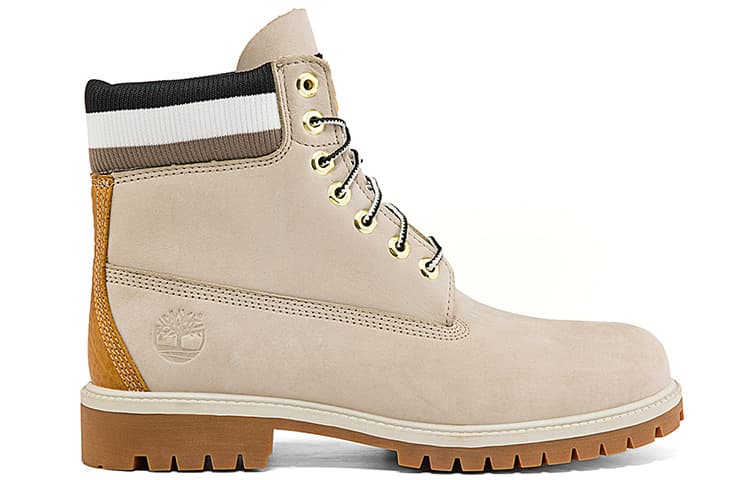 Timberland 6 Inch Heritage Cupsole Boots 'Beige Nubuck With Black' 3