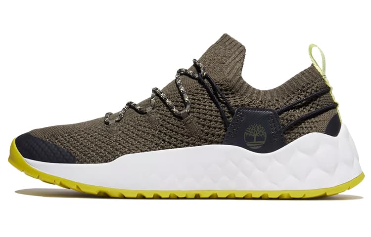 Timberland Solar Wave Running Shoes Men Low-Top Dark Green/White 2