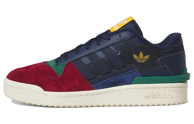 Adidas Originals Forum Exhibit Low 2.0 Collegiate Navy Burgundy Green
