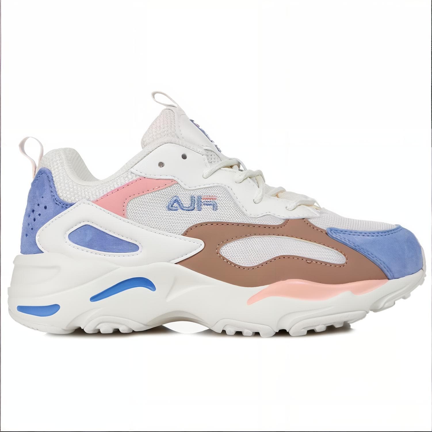 FILA Tracer Retro Running Shoes Brown/Blue/Pink 3