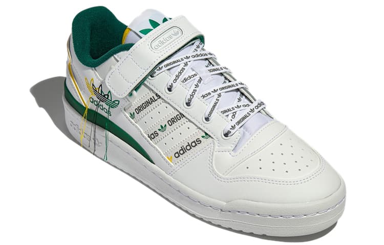 Adidas Originals Forum Low Shoes 'White Green' 5