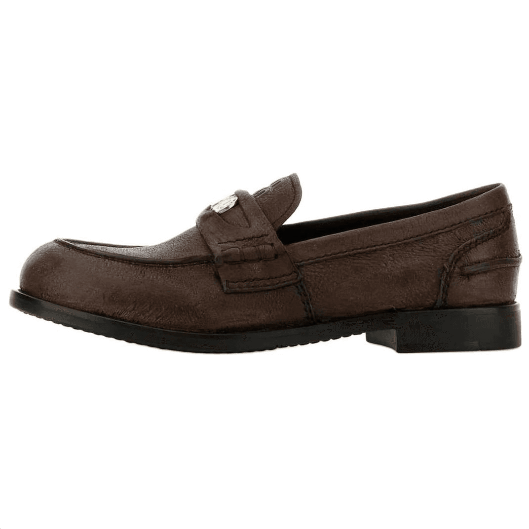 MIU MIU Penny Loafers Women's Brown