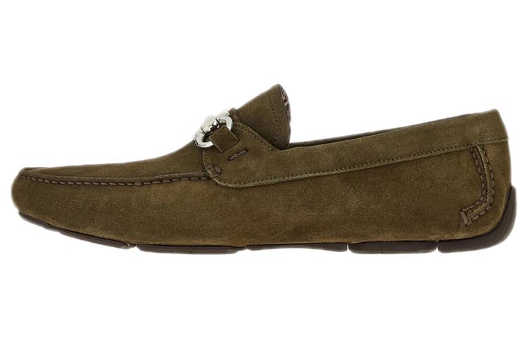 FERRAGAMO GANCINI Men's Casual Shoes Men's Green