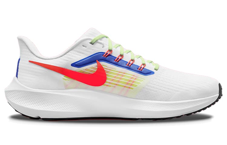 Nike Air Zoom Pegasus 39 White Crimson Racer Blue 4