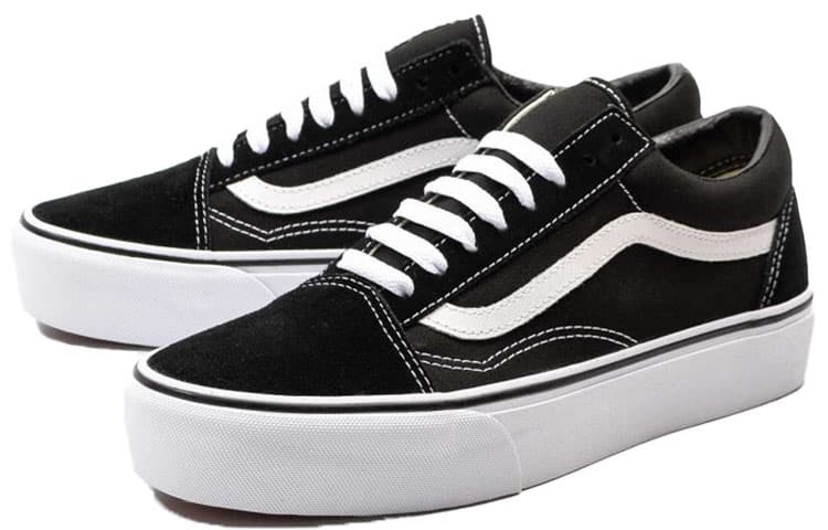 Vans Old Skool Platform Black White 2