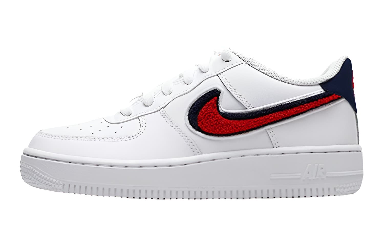 Nike Air Force 1 Low 3D Chenille Swoosh USA GS 2