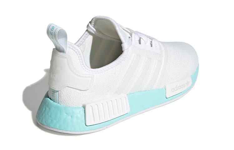 Adidas Originals NMD_R1 Cloud White Clear Aqua Women's 4