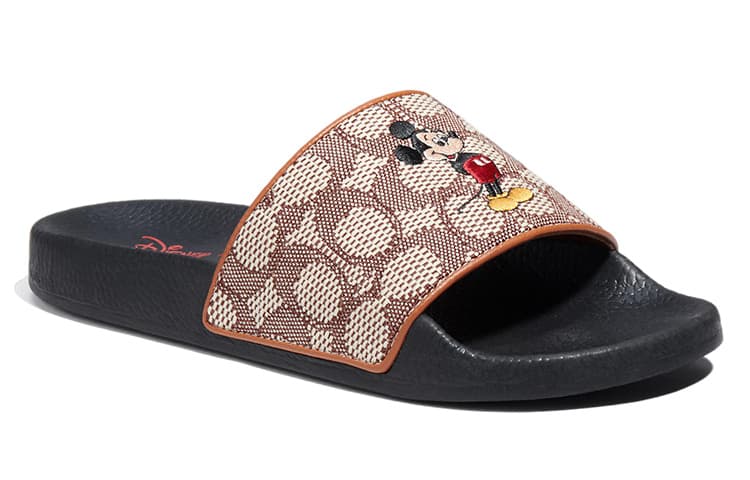 Disney x COACH Stylish Sandals Women's Cocoa 2