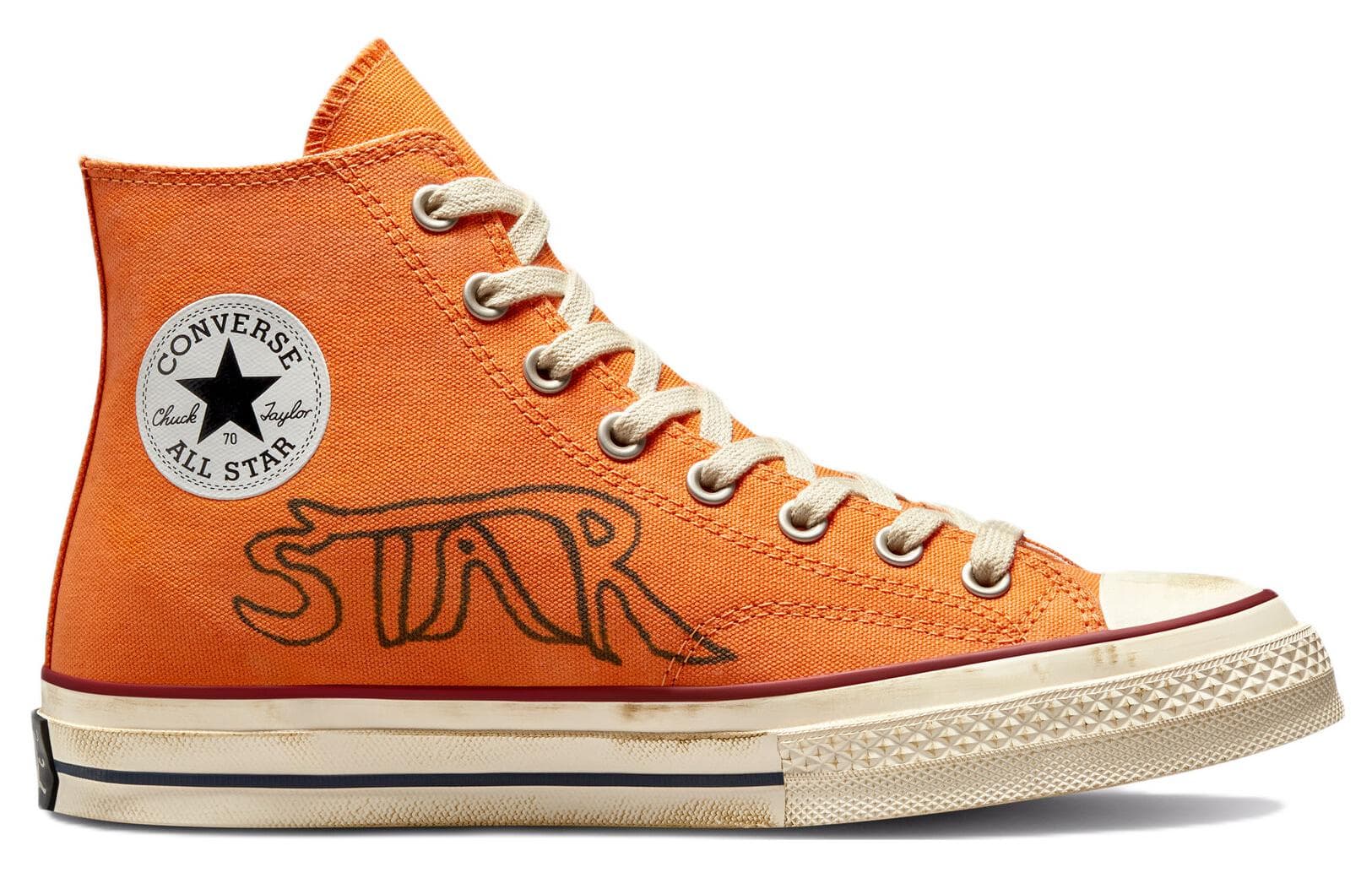 Converse Chuck Taylor All Star 70 Hi Come Tees Orange 4