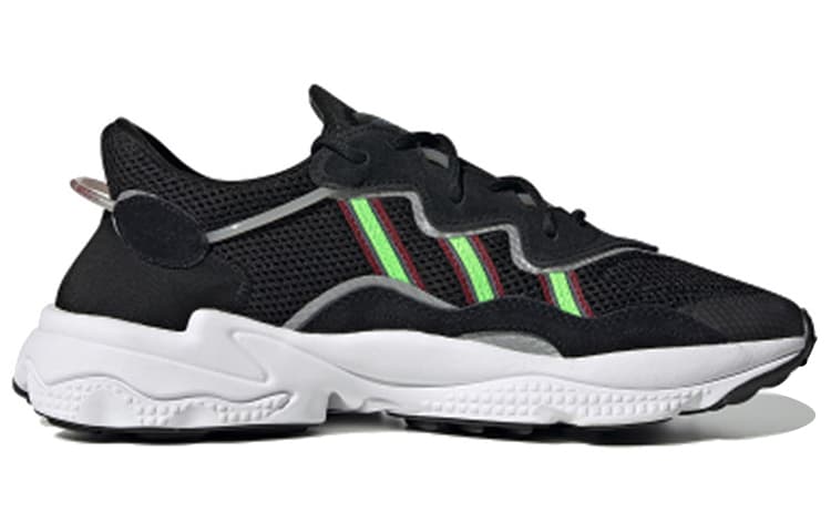 Adidas Originals Ozweego Core Black Solar Green 3