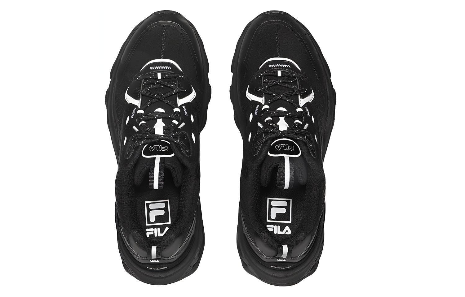 FILA Bubble TR Cushioning Anti-Slip Wear-Resistant Breathability Low-Top Casual Shoes Unisex Black Korean Style 6