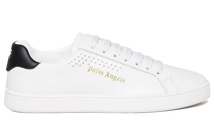PALM ANGELS Tennis Low Top Stylish Skateboarding Shoes Women's White 4
