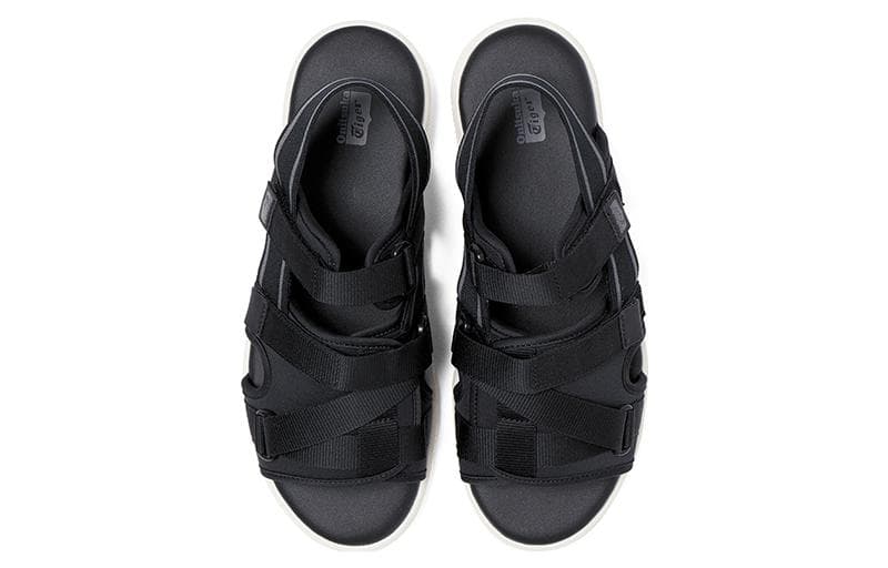 Onitsuka Tiger Tokuten Sandal Sport Sandals Unisex Black White 5