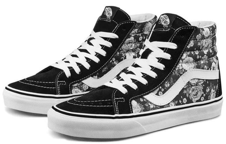 Vans SK8 HI Reissue High Top Rose Black White Unisex 'Black White' 4