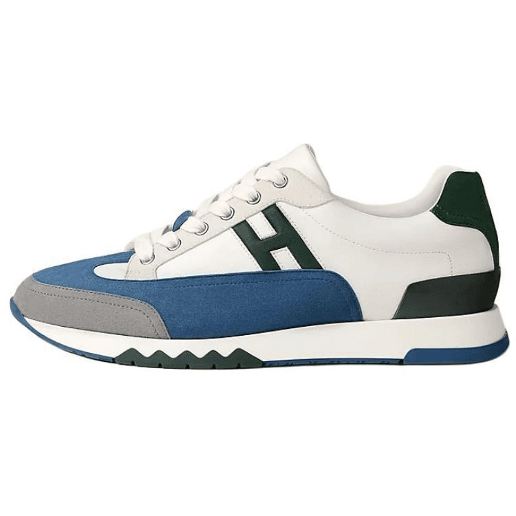 HERMES Trail Low Top Casual Shoes Men's Blue 2