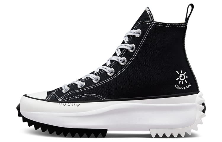 Converse Run Star Hike Hi Holiday Black White 2