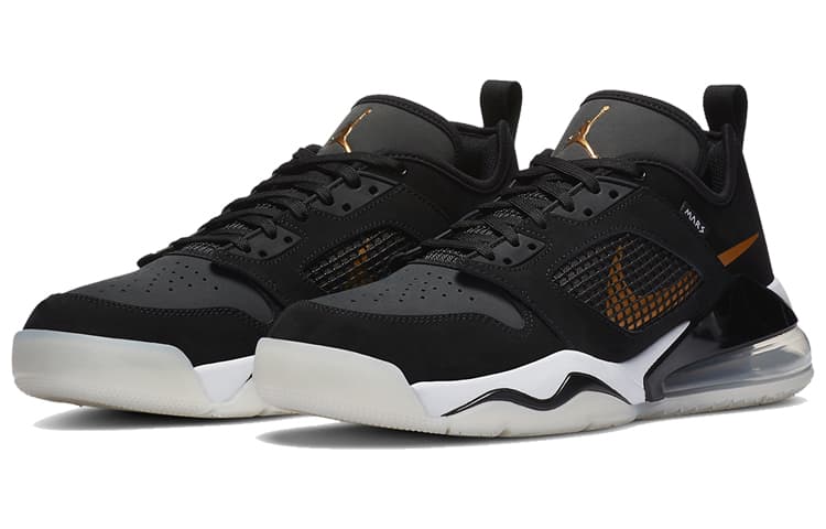 JORDAN Mars 270 Low Black Gold 6