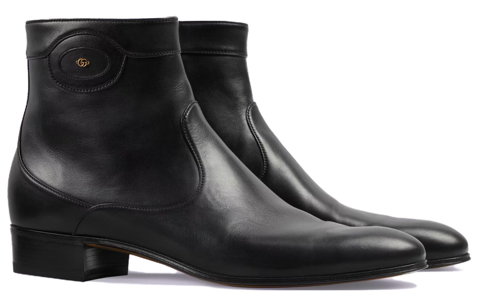GUCCI Ankle Boot 'Logo Embellished   Black' 2