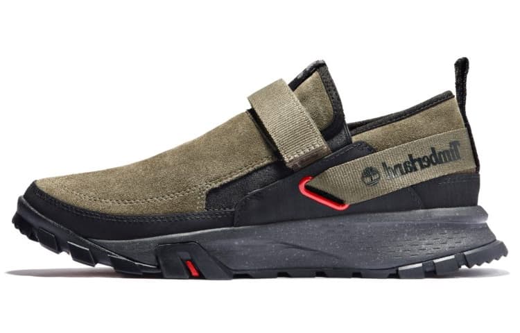Timberland Mills Falls Slip On Leather Shoes 'Olive Green Suede' 2