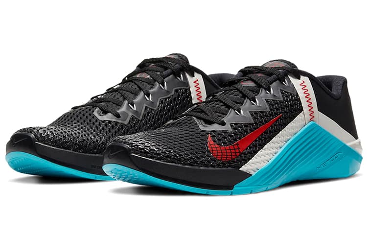 Nike Metcon 6 Black Light Blue Fury 5