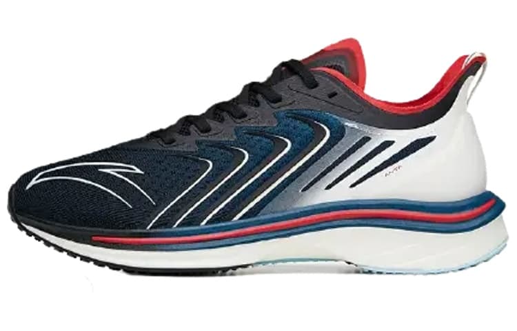 ANTA MACH Mach 1.0 Running Shoes Men Low-Top Black/Blue/White/Red
