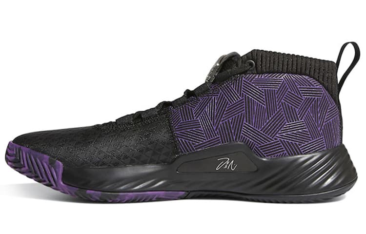 Adidas Marvel X Adidas Dame 5 'Heroes Among Us  Black Panther'