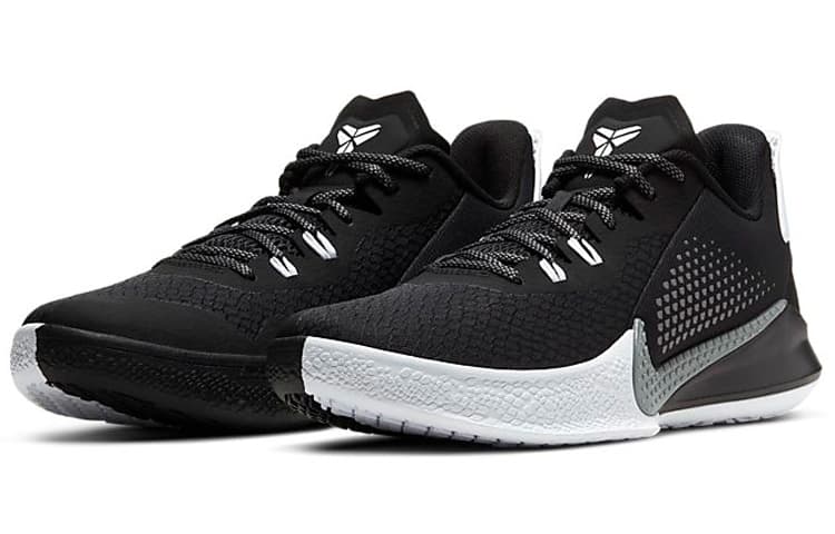 Nike Mamba Fury Black White Smoke Grey 6