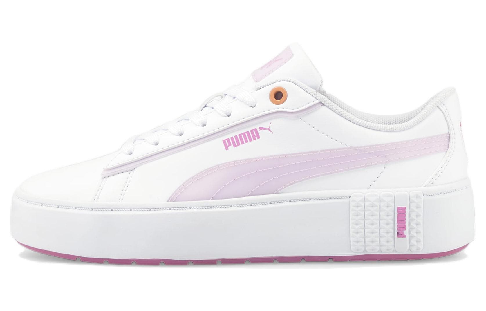 PUMA Smash Platform V2 'Candy White Lavender Fog' Women's 2