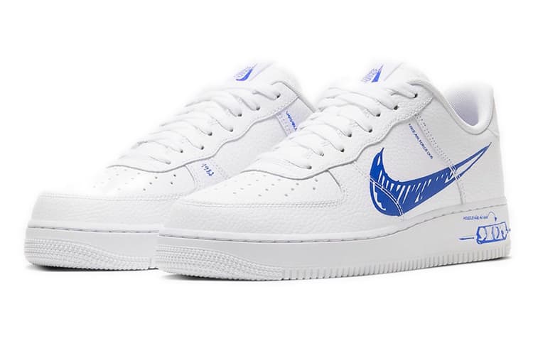 Nike Air Force 1 Low Sketch White Royal 6