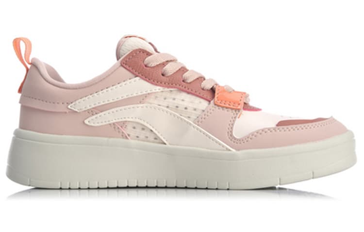 LiNing Wave Anti-Slip Wear-Resistant Low-Top Skateboard Shoes Women's Pink 4