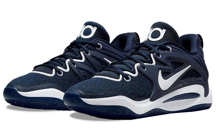 Nike Kd 15 Tb Midnight Navy Blue Tongue 5