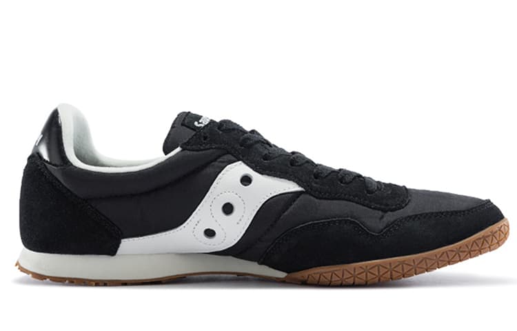 Saucony Bullet Cushioning Anti-Slip Wear-Resistant Breathability Low-Top Running Shoes Women's Black White Standard M 3
