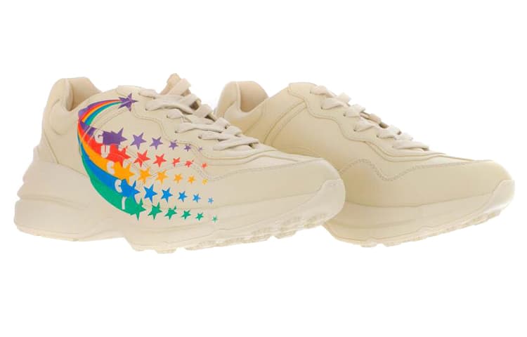 GUCCI Rhyton Low Top Chunky Sneakers Women's White Multicolor 6