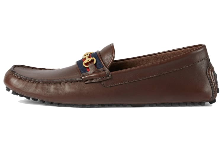 GUCCI Horsebit-detail Leather Loafers