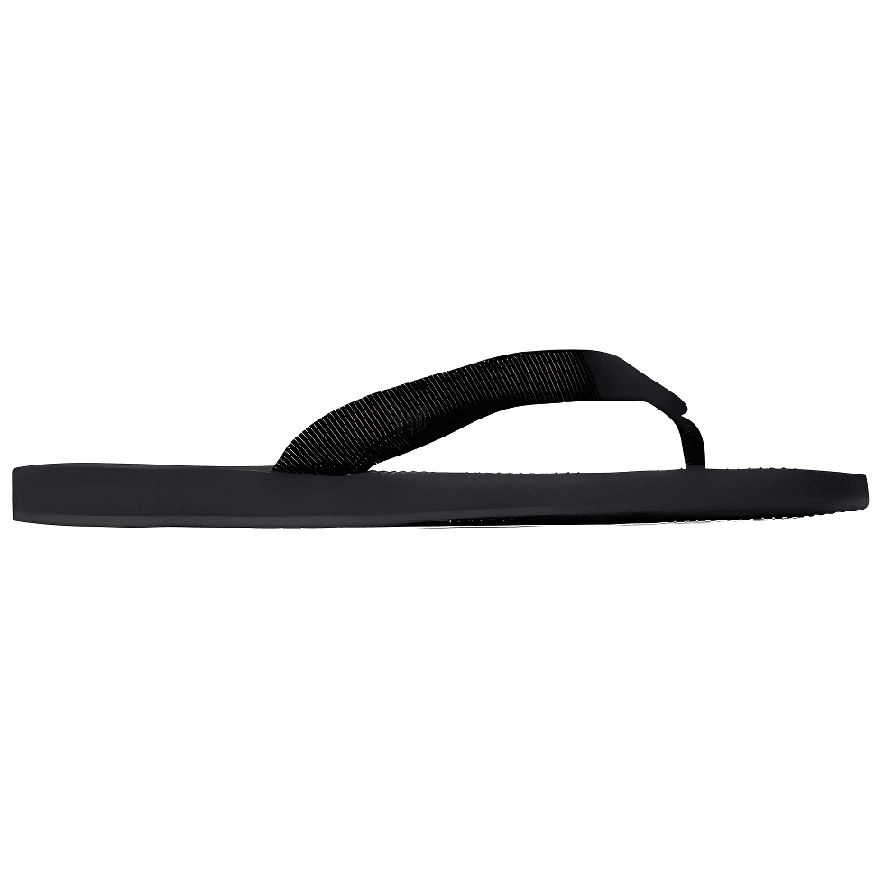 THE ROW Dune Thong Flat Flip-Flops Women's Black 4