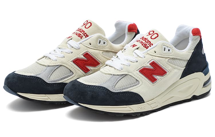 New Balance 990v2 MiUSA Teddy Santis Navy Sea Salt 6