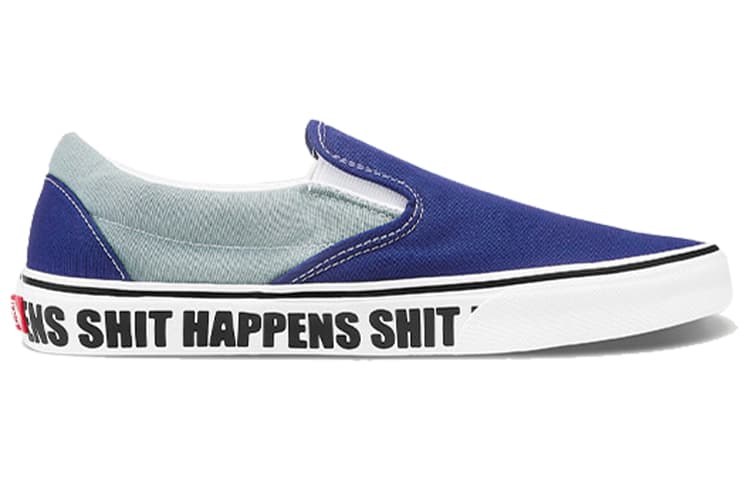 Vans Classic Slip On Navy Blue 3