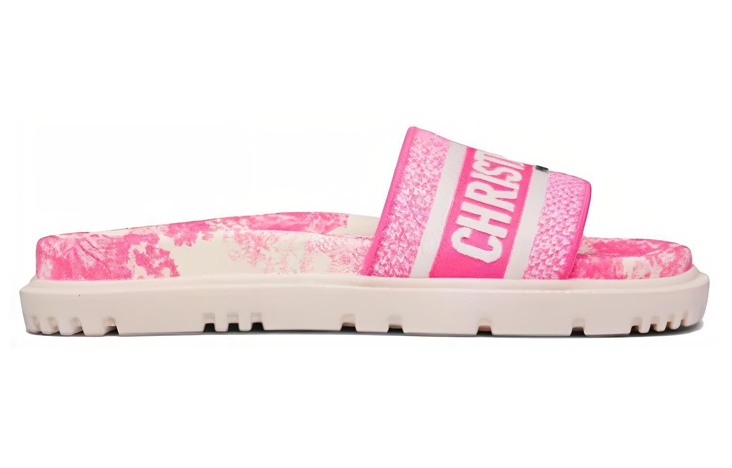 DIOR Dway Slip Resistant Slide Slippers Women's Bright Pink 3