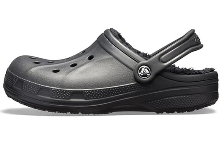 Crocs Classic Clog Crocs Stay Warm Wear Resistant Sports Unisex Black Sandals