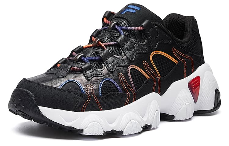 FILA Jagger Retro Running Shoes Black/Orange 3